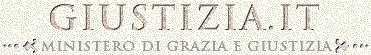 MINISTERO DI GRAZIA E GIUSTIZIA